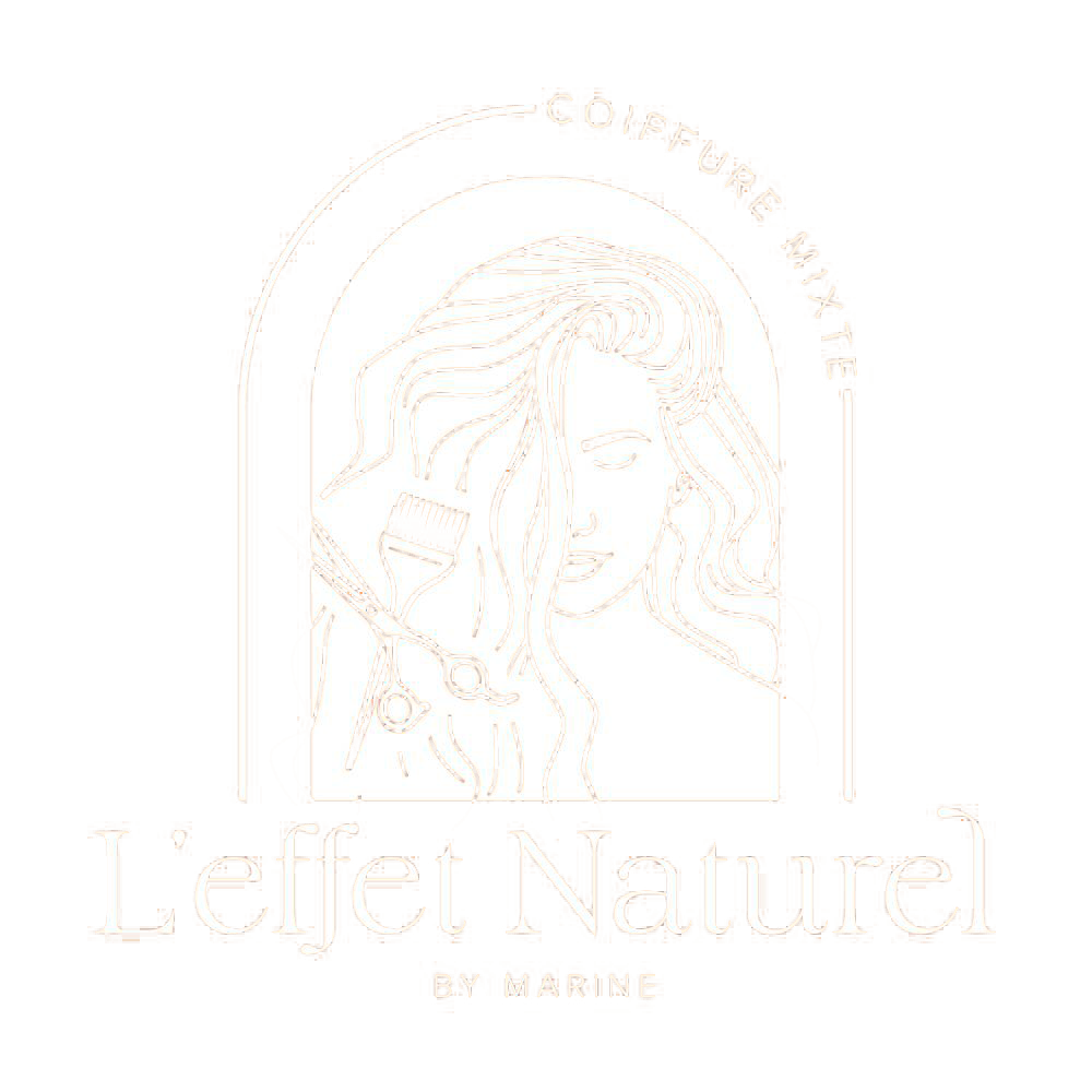 logo l'effet naturel blanc
