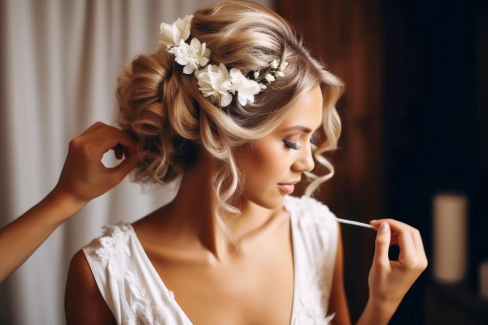chignon de mariée