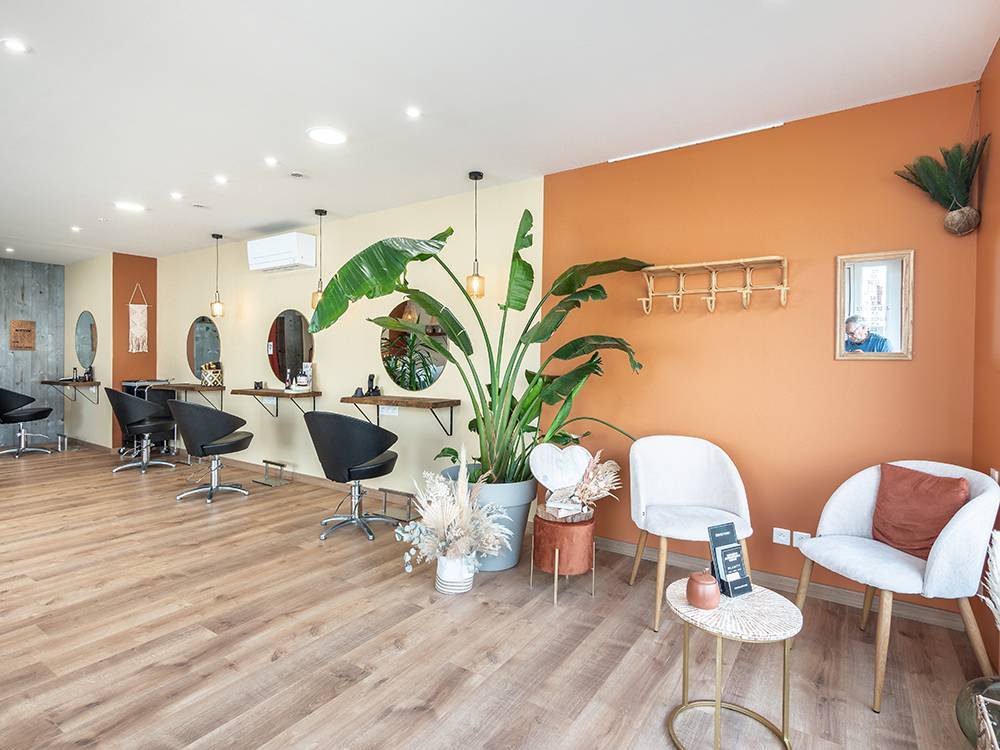 vue globale du salon accueil + coupes
